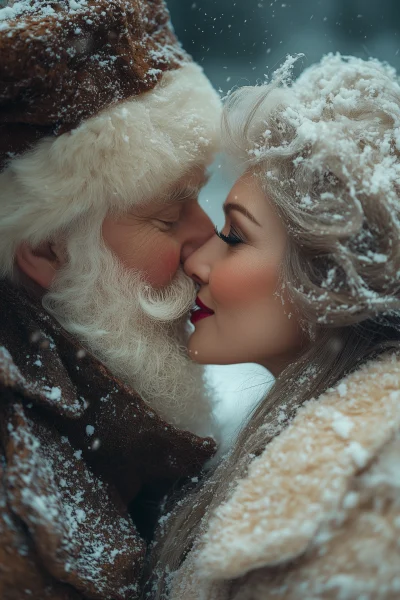 Santa Claus Kiss