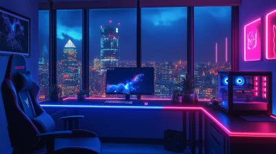 Lo-Fi Gaming Desk