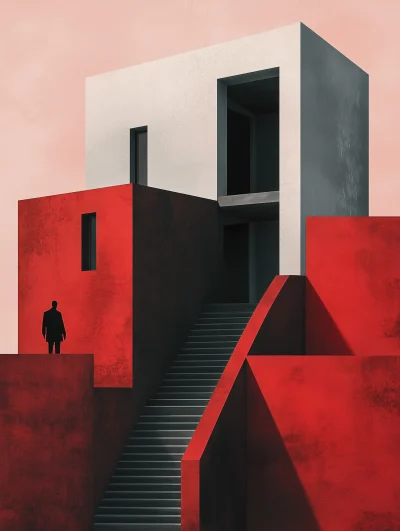 Minimalist Architecture Illustration