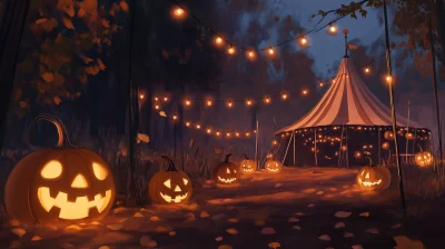 Cozy Halloween Circus