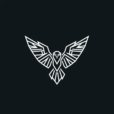 Geometric Hawk Logo