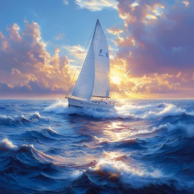 Sailboat on the Ocean