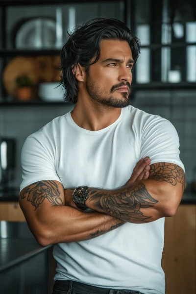 Handsome Latin Man Portrait