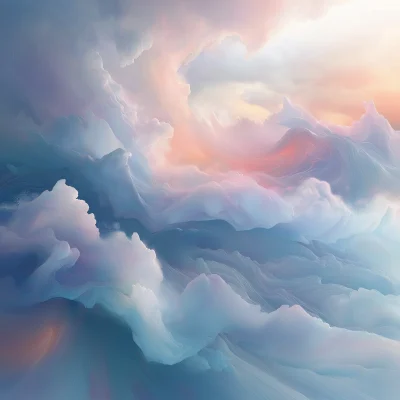 Dreamy Pastel Waves