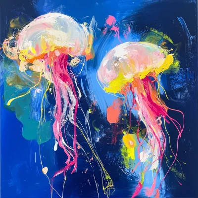 Abstract Jellyfish Dance