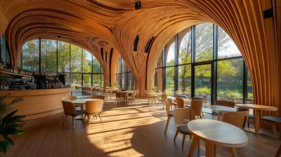 Organic Shaped Café