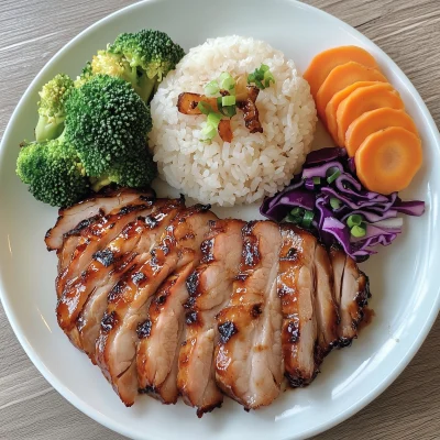 Char Siu Pork Tenderloin Rice