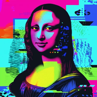 Pop Art Mona Lisa