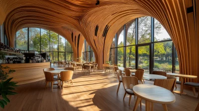 Organic Shaped Café