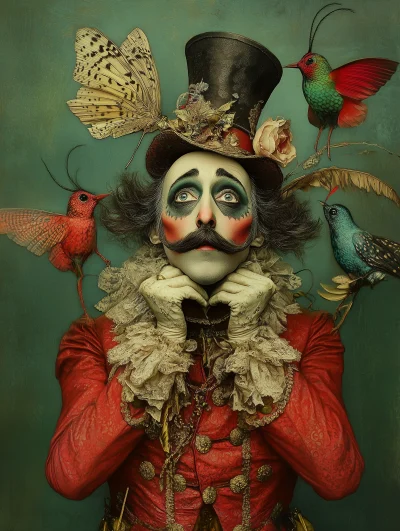 Victorian Circus Master Portrait