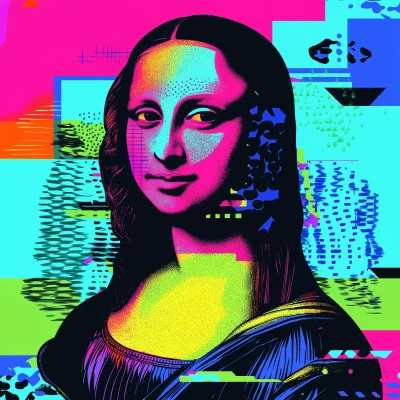 Pop Art Mona Lisa