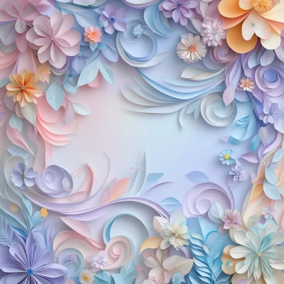 Pastel Floral Background