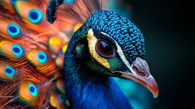 Vibrant Peacock