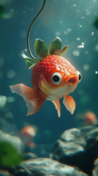 Cute Strawberry Fish