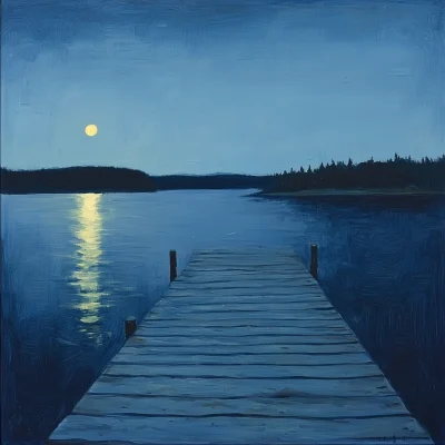 Moonlit Dock