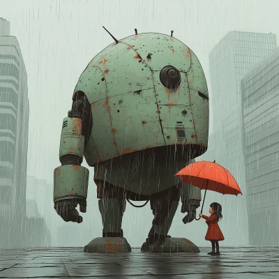 Robot in the Rain