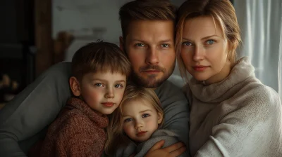 Family Portrait in Nordic Style