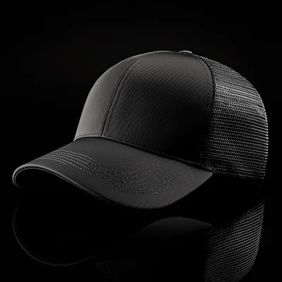 Smooth Black Truck Cap