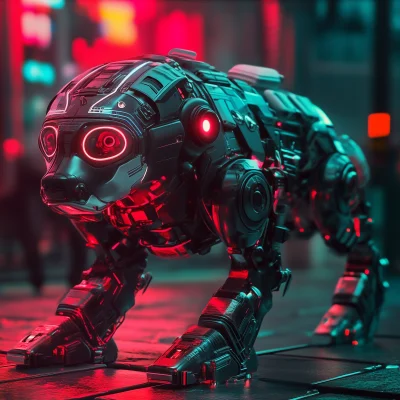 Cyberpunk Robotic Dog