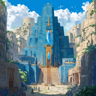 Ancient City Illustration