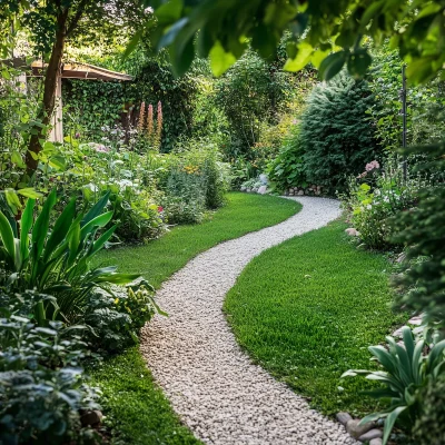 Serene Garden Path