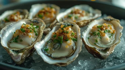 Elegant Oysters Presentation