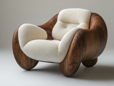 Modernist Chair Inspired by Studio Ghibli