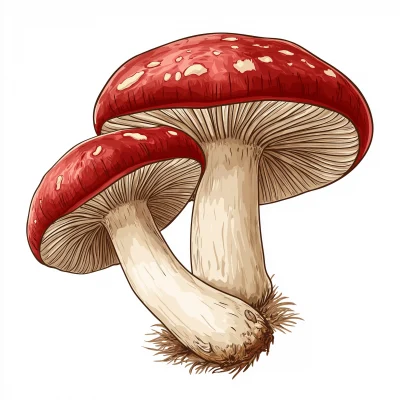 Sickener Mushroom Clipart