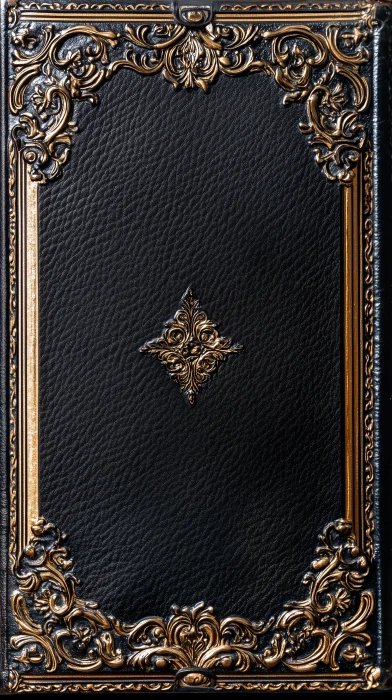 Ornate Golden Border Book Cover