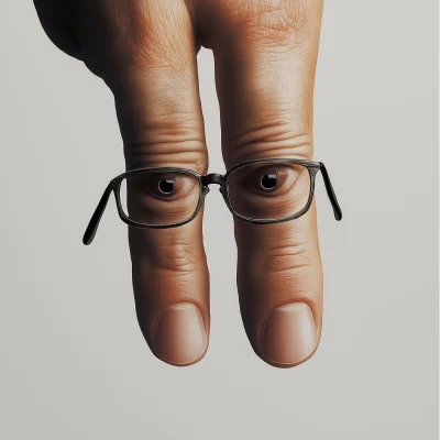 Fingers with Spectacles