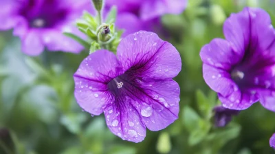 Purple Flower Macro