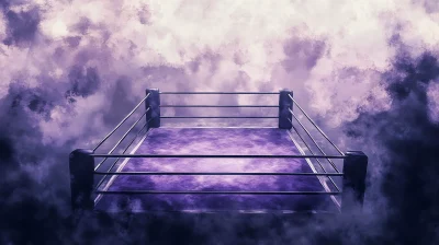 Wrestling Ring in Clouds