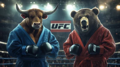 Bull vs Bear Boxing Match