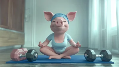 Yoga Pig