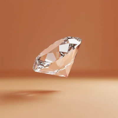 Minimalistic Glass Diamond