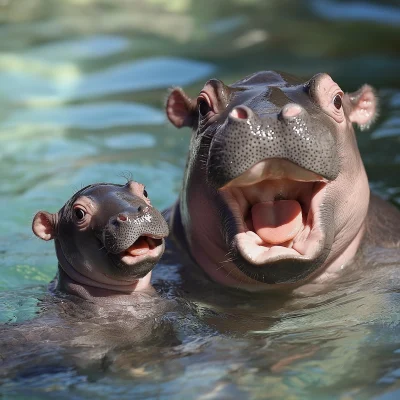 Happy Baby Hippo