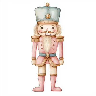 Cute Nutcracker Illustration