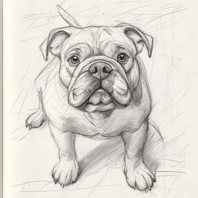 Bulldog Sketch