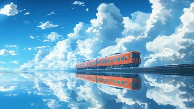 Anime Train in the Sky