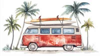 Vintage Surf Van