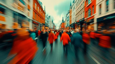 Holiday Shopping Crowd