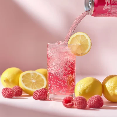 Refreshing Raspberry Lemon Drink