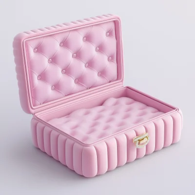 Pink Luxurious Jewellery Box