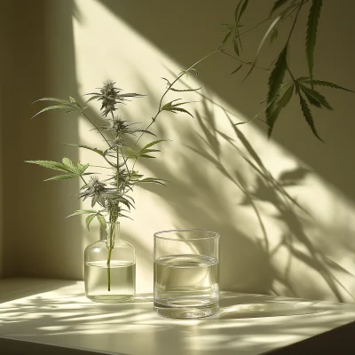 Serene Glass of Water