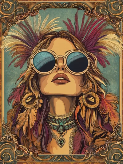 Art Nouveau Janice Joplin