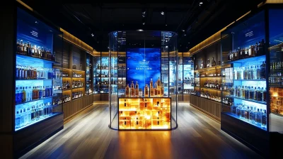 Sophisticated Whisky Display