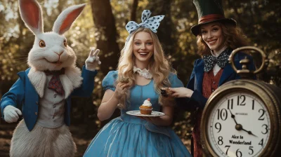 Confident Alice in Wonderland