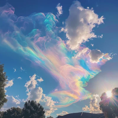 Vibrant Cloud Formation