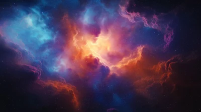 Colorful Nebula Voxel