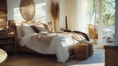 Cozy Bedroom with Natural Elements